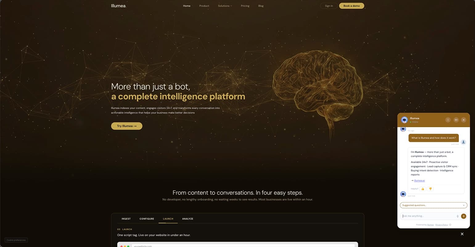 Illumea™ — Conversational assistant